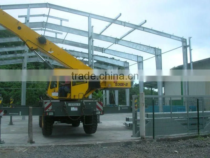 Hot dip galvanized light steel structure qingdao factory