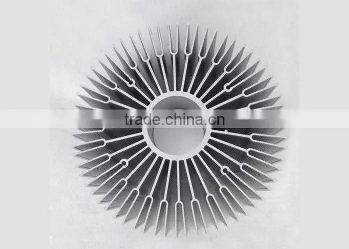 High Quality Extruded Sunflower Aluminum Profile for Heatsink