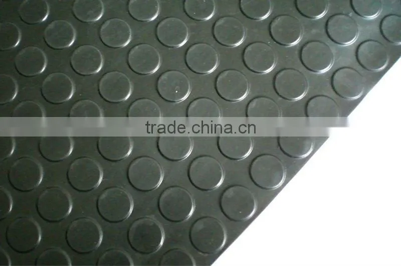 3mm thickness anti slip various patterns car port flooring rubber mat