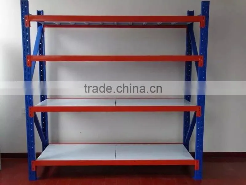 wall rack type supermarket steel display gondola shelf