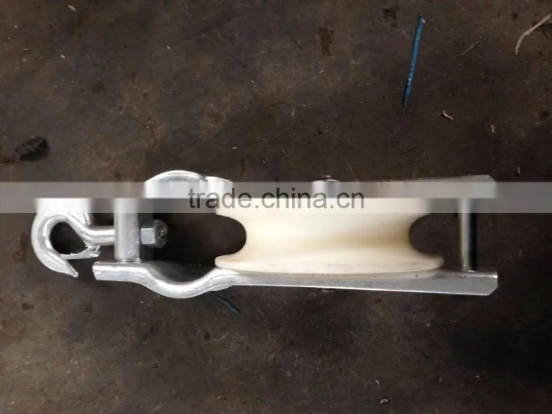 Nylon Sheave Stringing Pulley Block With 10KN Load Capacity for 95-120mm2 Conductor