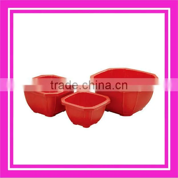 plastic garden flower pot