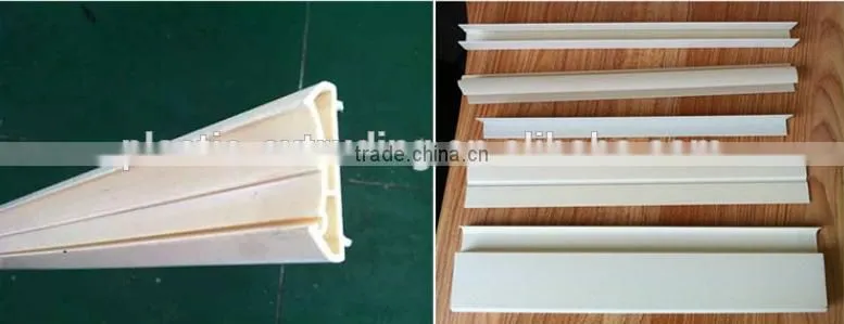 WPC pvc profile extrusion line/wpc pvc plastic door frame extrusion price