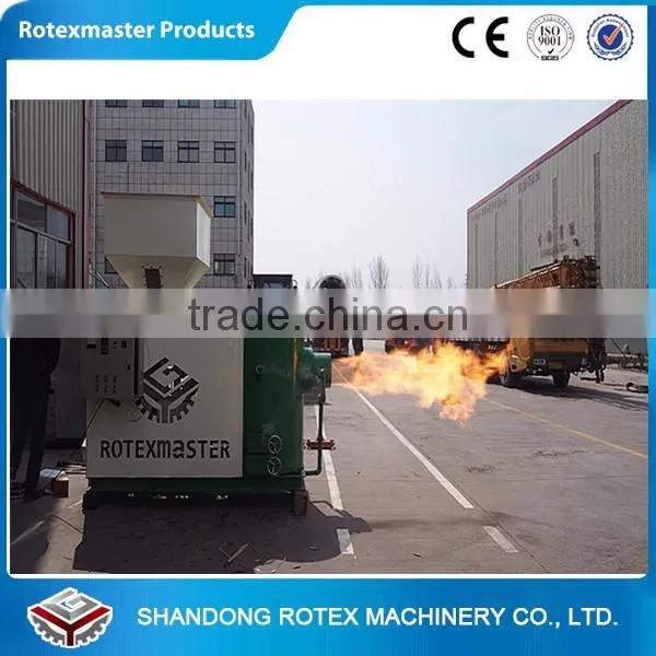 Biomass wooden incense burner for heating system
