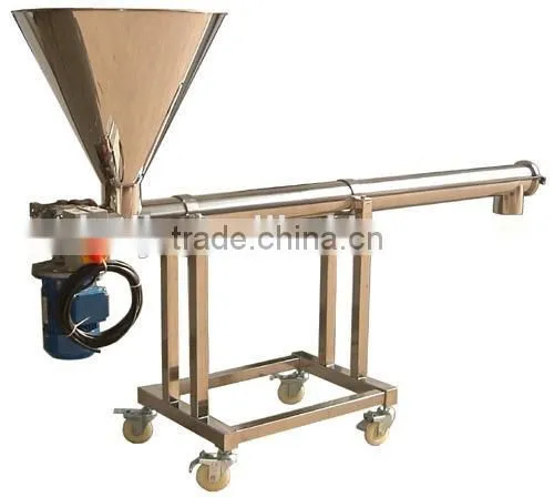 U-shape Stainless steel screw conveyor used for food industry, SS304 screw conveyor