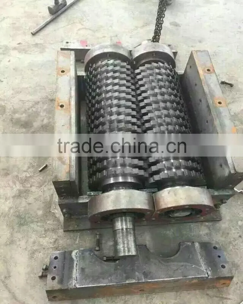 DeRui New Type High Capacity Rubber Shredder Machine/ Plastic Shell Shredder Machine -- Wechat: 835019127