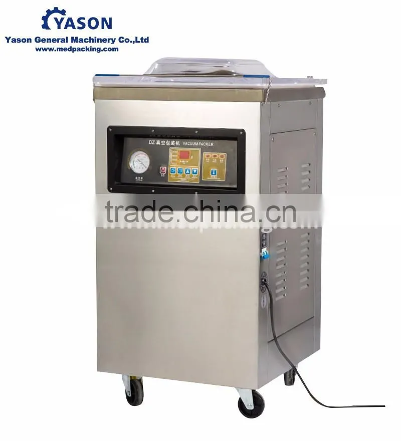 Deepening type DZ-500 single chamber food vacuum packer