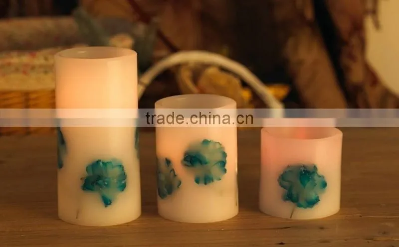Christmas led candle led flameless flicking candle for Christmas led wax candle LED angel candle led candle