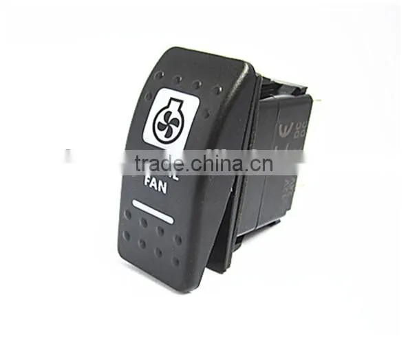 Rocker Switches with Engine FAN white