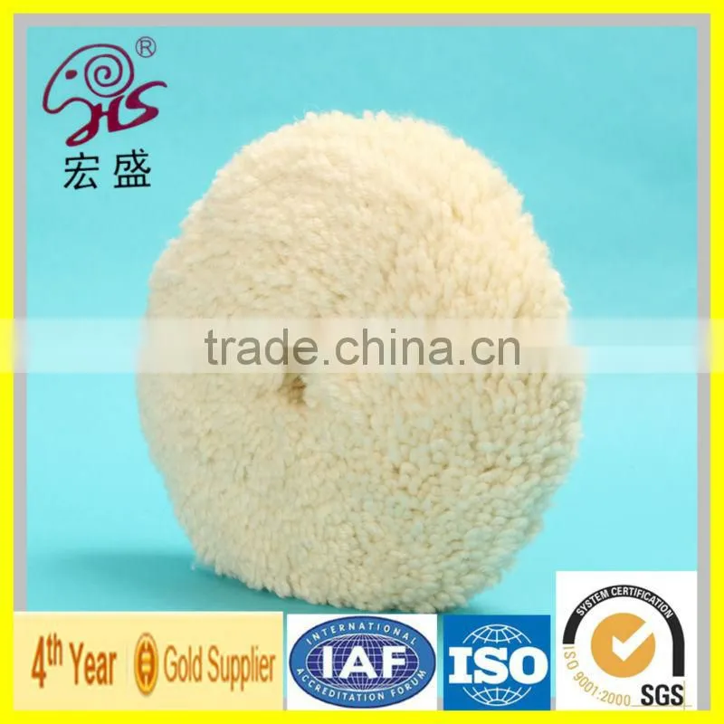 2016 new product China factory Sheep Wool Single sided nylon tape 3m Polishing Pad high quality