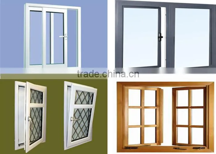 Aluminum or PVC frame blind inside double glass window