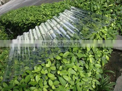 polycarbonate transparent corrugated roofing tile