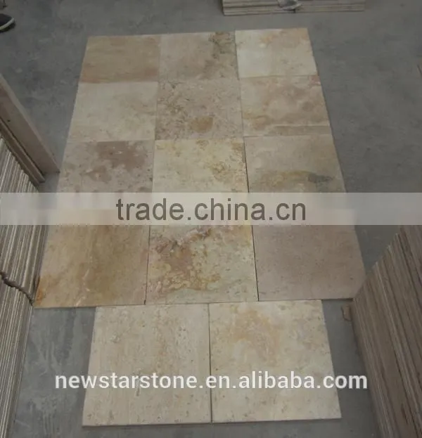 tumbled travertine pavers