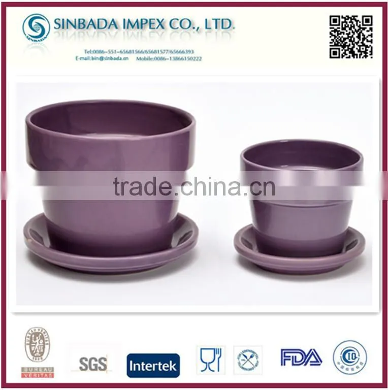 T Shape Large Ceramic Flower Pots