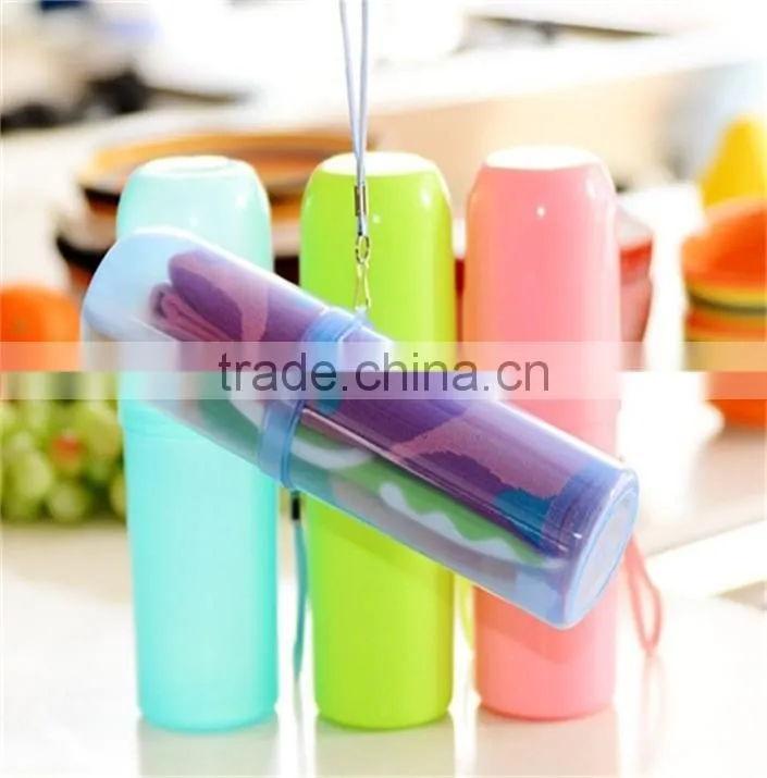 N212 Colorful Promotional Plastic Travel Toothbrush Box
