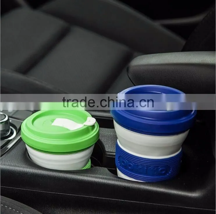 Creative Portable Travel Silicon Folding Cups Telescopic Gargle Cup Tea Bottles