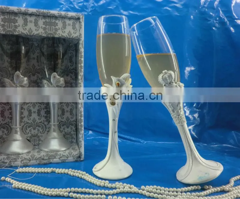 2014 nice butterfly white butterfly casket wedding decoration