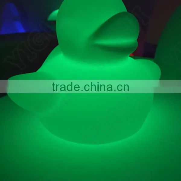 high quality waterproof changing colors Color and Electric Power Source LED duck Light