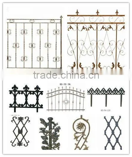 cast iron garden fence design/fencing/garden fence