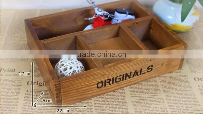 Simple wooden sewing box