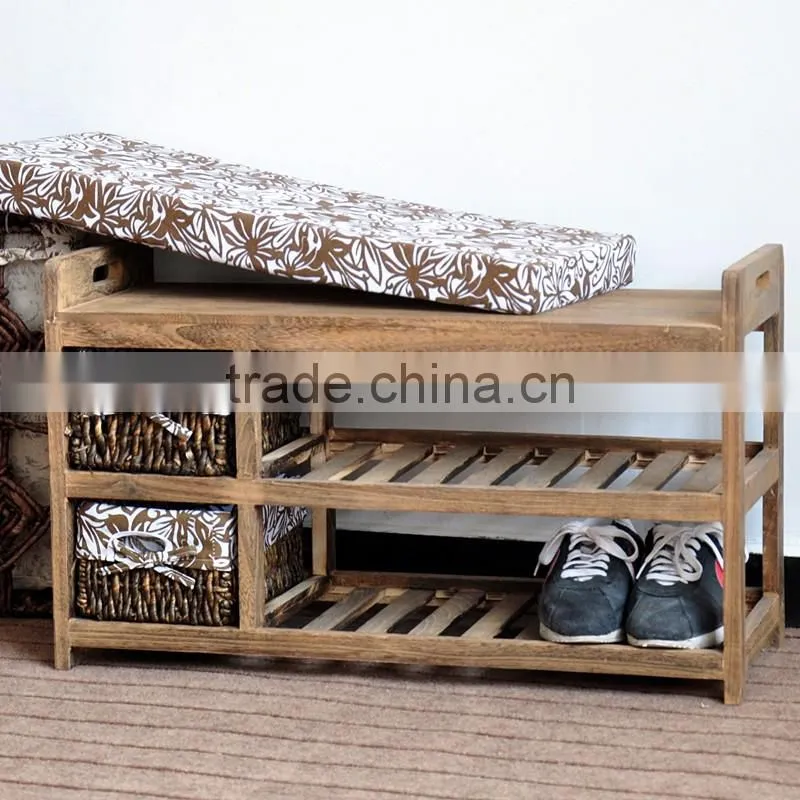 vintage wooden shoe rack for sale
