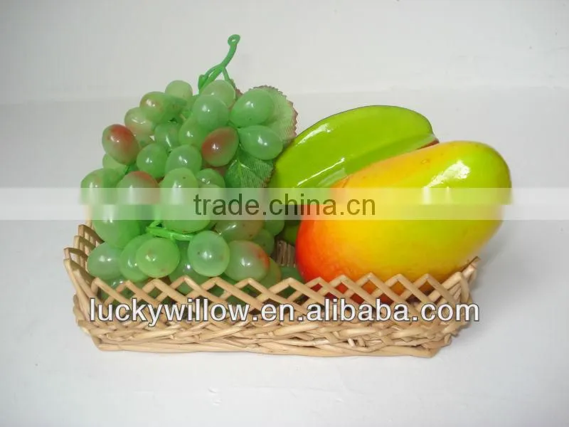 Wholesale Cheap water fir wood chip fruit basket