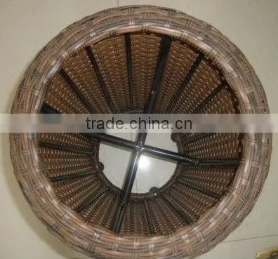 PE Rattan/Wicker Garden Flower Pot