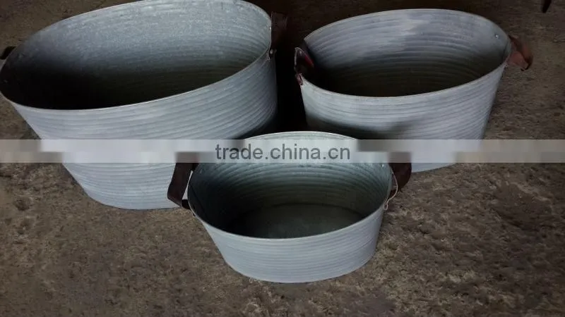 The New Modern Style Zinc Planter - Tall Zinc Water Pots