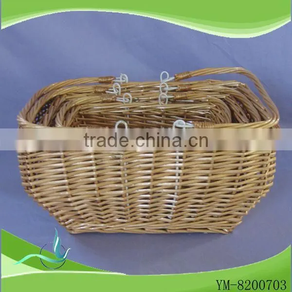 2015 High quality new style wicker basket craft