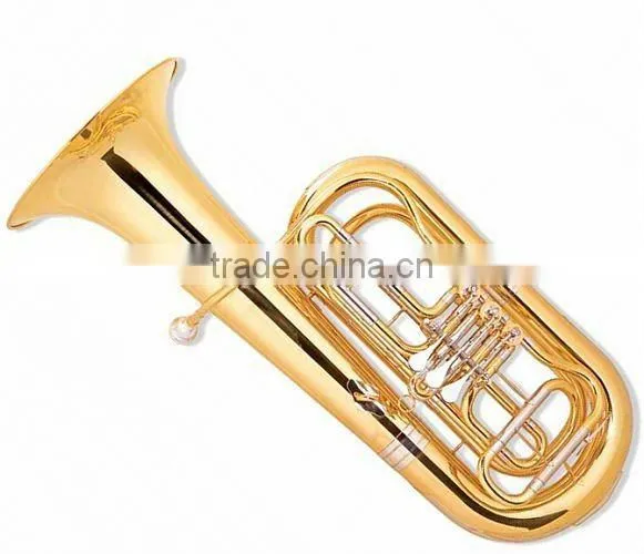 Bb key 4 key tuba for brass band
