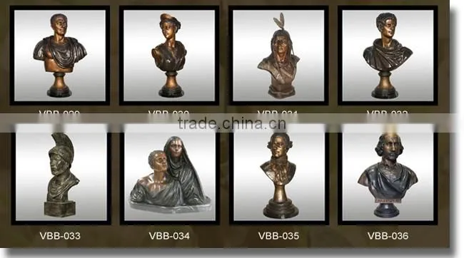 high quality bronze beethoven bust statue