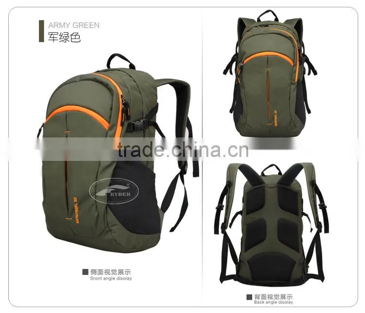 2017 Fashion Premium Quality Outdoor Hiking Lightweight Nylon Backpack Outdoor Hiking for Men