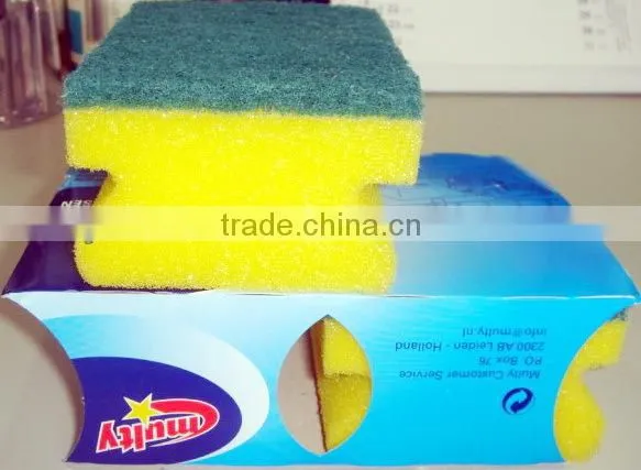 kitchen sponge with scrubber set