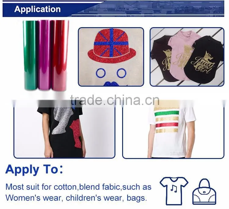 Jiabao sticky and gumming heat transfer printing film for hoodies