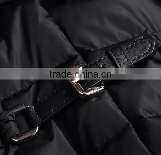 Faux Fox Fur Hooded Coat Woman