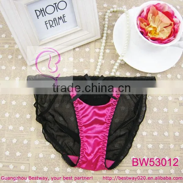 Sexy back transparent tanga bikini