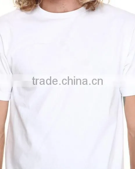 Men pure white tshirt for wholesale