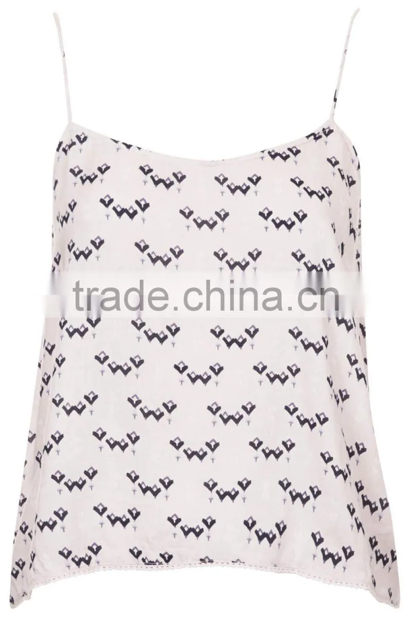 Heart print sleeveless girl in pajamas photo
