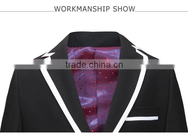 ELPA NXB0041 designer slimming wholesale black 3 piece kids boys suits