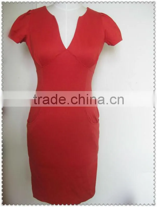 2013 hot sale ladies formal bodycon Pencil Dress F110