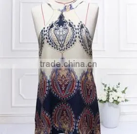 Gauze stiching Chiffon short sleeve blouse summer new design blouse