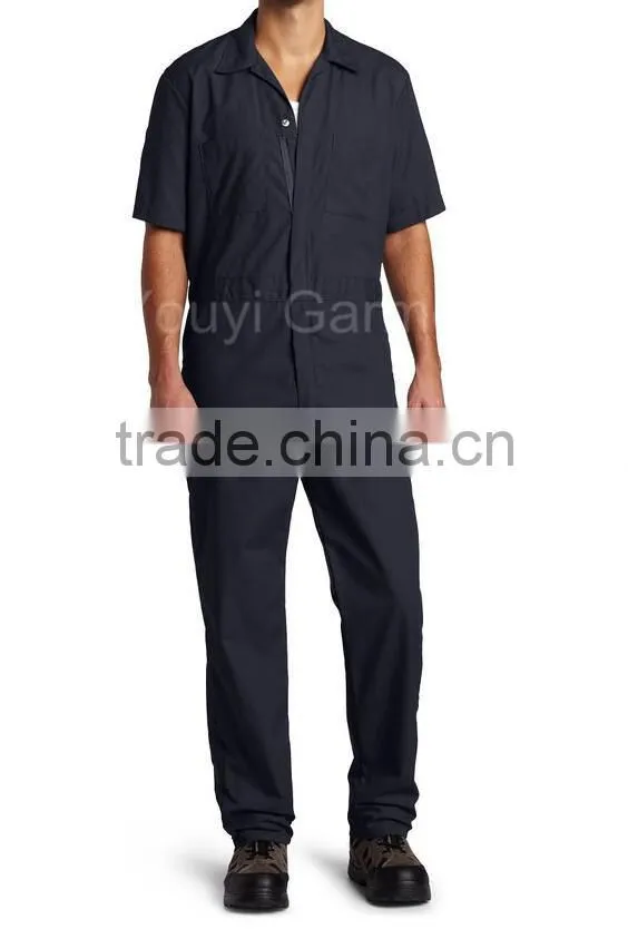 Short-sleeve men workear coverall OEM services