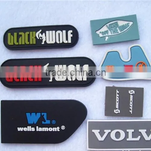 custom logo rubber label
