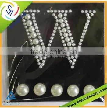 DIY new product half pearl sticker gem sticker