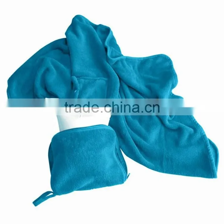 anti-pilling fleece airline blanket soft airplane blanket wholesale