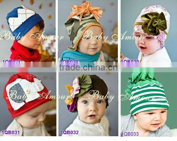 lovely flower amour top baby hats