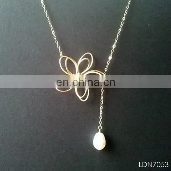 Gold plated enchanting party flower crystal jewelry set