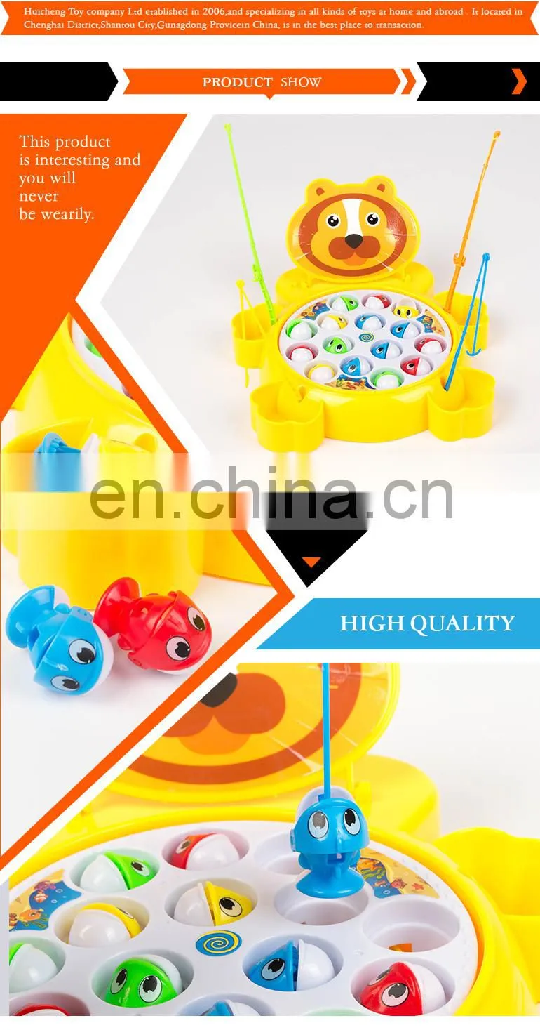 wholesale educational electric tiger fishing game toys baby with low moq
