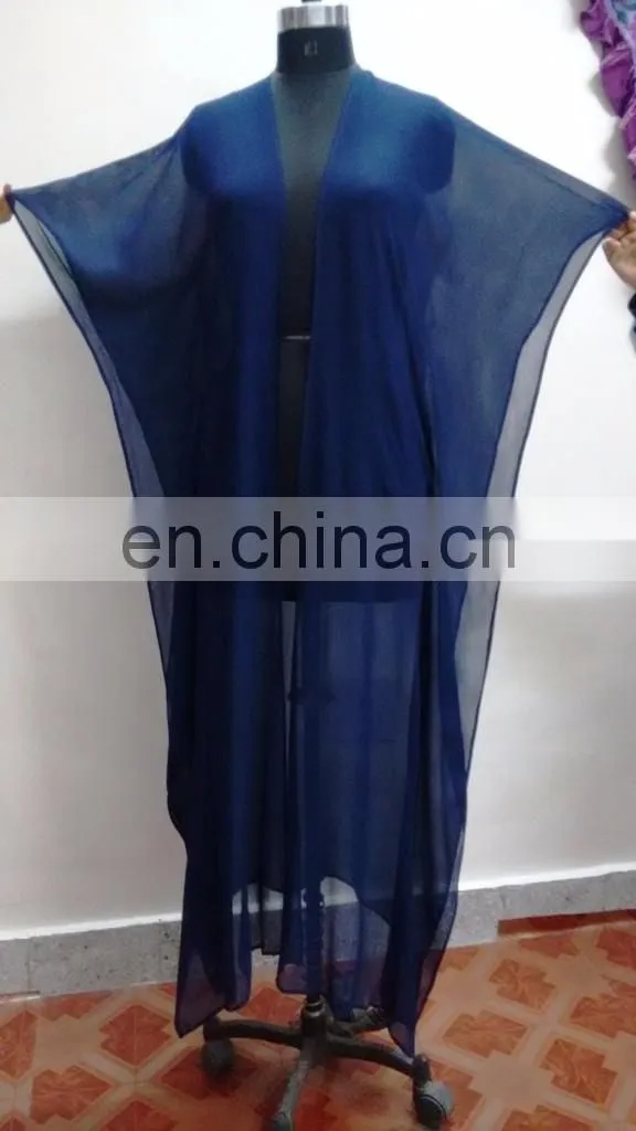Indian Georgette Sexy Kaftan Designer Partywear Sexy Hippie Open front Dress From Manufacturer