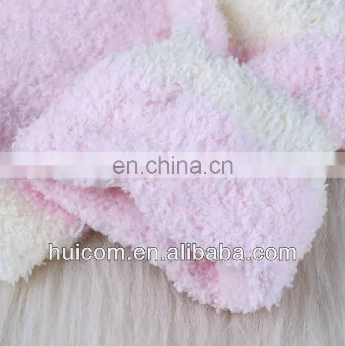 unit color fluffy socks